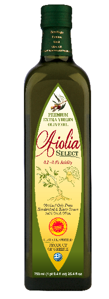 Aiolia Premium Greek Extra Virgin Olive Oil Select 750ml 25.4floz